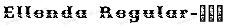 Ellenda Regular字体转换